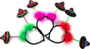 3 Piece Cinco De Mayo Fiesta Sombrero Headbopper