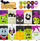 Halloween Facial Expression Goody Bags, 60 pcs