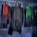 3 Pcs Halloween Hanging Grim Reapers, one 67in Two 47in Grim Reapers