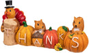 Pumpkin Turkey Figurine