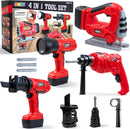 4-in-1 Construction Electric Tool Playset