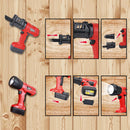4-in-1 Construction Electric Tool Playset
