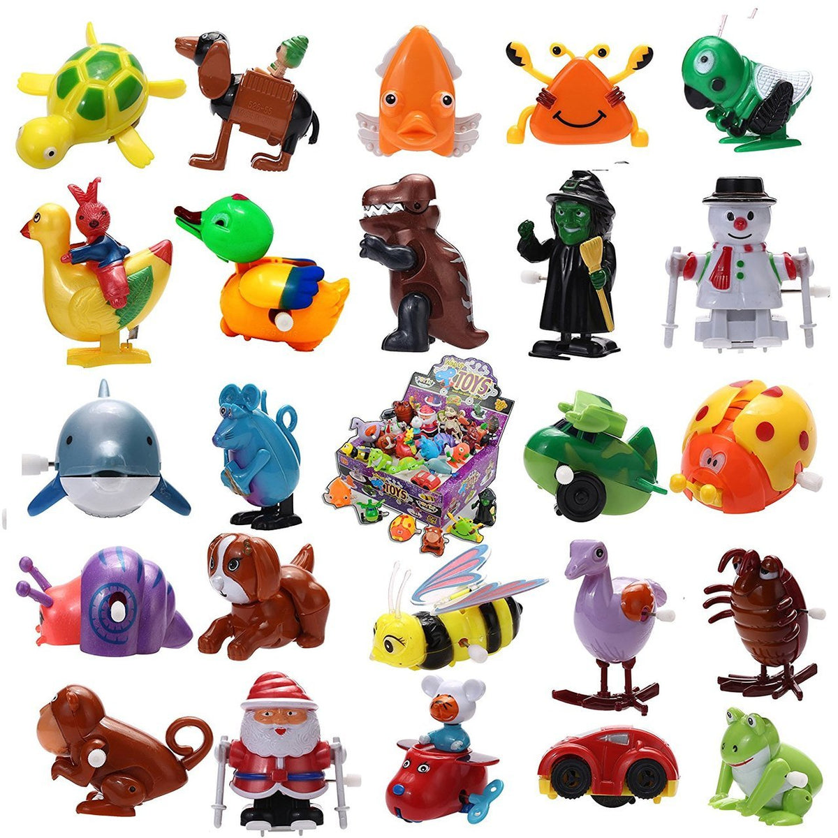 24-pack Wacky Wind-up Toys - Joyin
