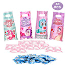 48Pcs Valentines Day Treat Bags Set for Kids