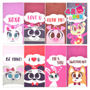 48Pcs Valentines Day Treat Paper Bags with Different Characters