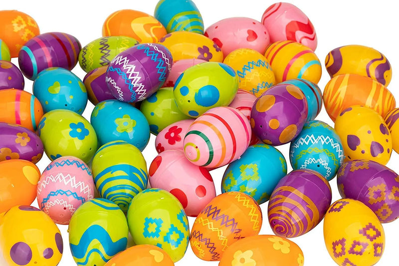 48Pcs Assorted Color Fillable Easter Egg Shells