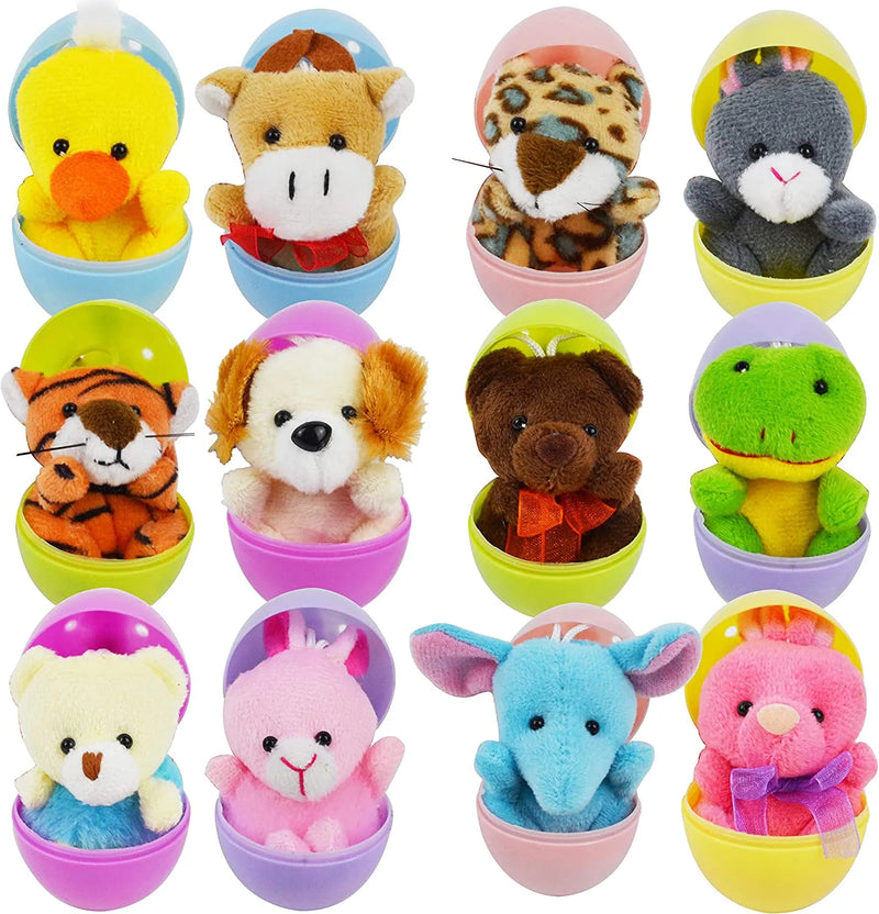  JOYIN 24 Pcs Mini Animal Plush Toys, 3” Stuffed Animal