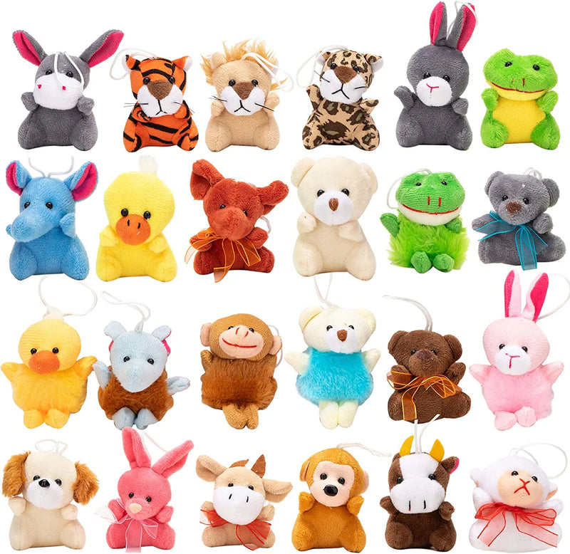 48Pcs Animal Plush Toys Prefilled Easter Eggs