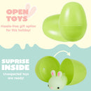 48Pcs 2.3in Pre-filled Easter Eggs Containing Mochi Squishy Toys for Easter Egg Hunt