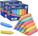 48 Piece Cone Shaped Non-toxic Washable Jumbo Chalk Set