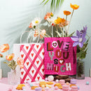 48pcs Valentine's Day Paper Gift Bags with Handle