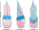 4Pcs Easter Gnome Gingham Color