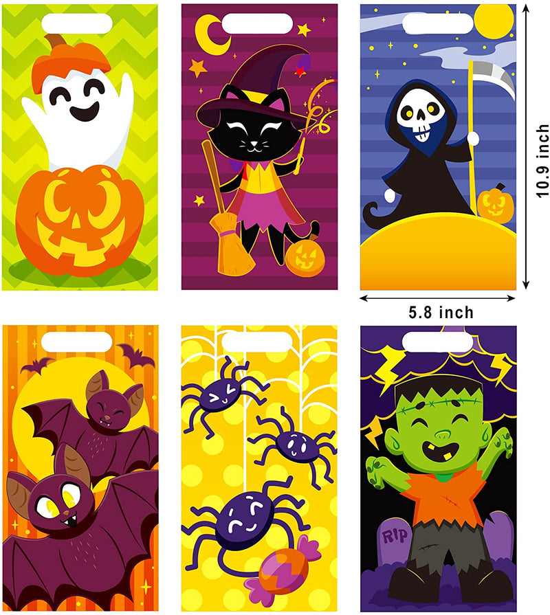Multi-Character Halloween Treat Bags, 96 Pcs