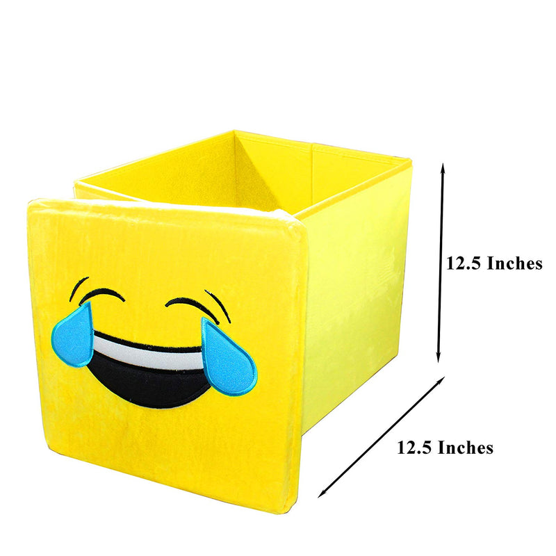 2 Emoji Toy Storage Chest