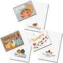 Pumpkin Thanksgiving Greeting Gift Cards, 36 Pcs