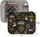 Christmas Treat Foil Containers, 40 Pcs