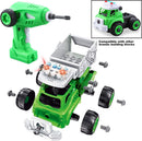 4 in 1 Take Apart RC Garbage Truck Toy and Remote Control