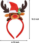 8 Christmas Headbands With Assorted Design