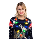 Light Up Bulb Necklace, 9 Pcs