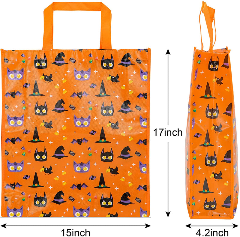 Reusable Halloween Tote Bag, 12 Pcs