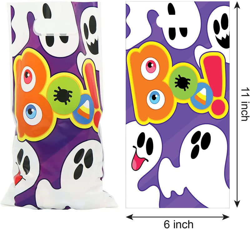 9 Character Designs Plastic Treat Bags, 90 pcs