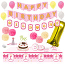 Baby Girl Birthday Supplies Decoration