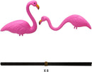 Small Flamingo Yard Ornament, 2 Sets