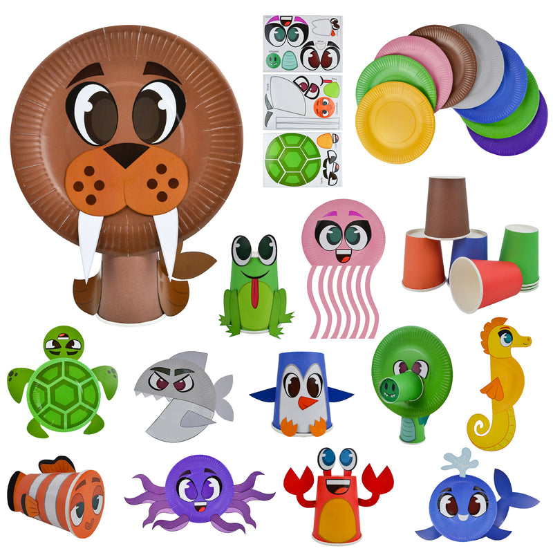 KLEVER KITS - Ocean Animal Utensils Craft Set