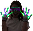 Halloween LED Gloves and Light Up Glasses