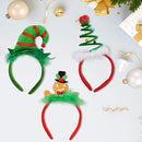 8 Christmas Headbands With Assorted Design