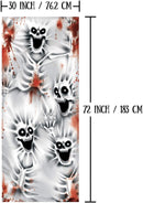 Scary Skeleton Door Cover