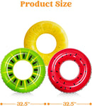 SLOOSH - 32.5in Fruity Swim Rings, 3 Pcs