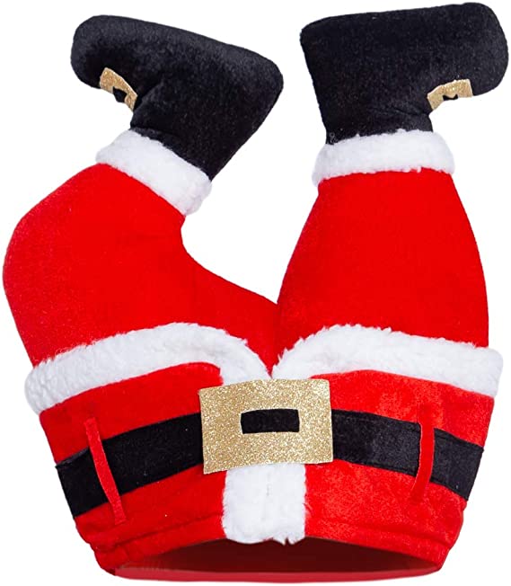 Christmas Santa and Elf Pants Hats