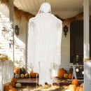 63in Hanging Grim Reaper, Faceless Ghost in White for Halloween Decorations