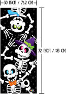 Cute Skeleton Family Door Cover