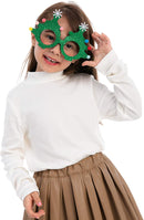Christmas Glasses Frame Costume