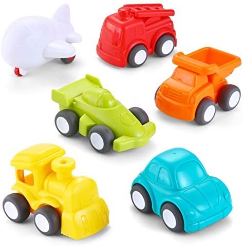 6 Pack Push-and-go Toddler Car Toys