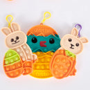 6Pcs Easter Push Bubble Toys