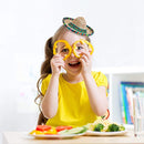 6 Piece Cinco De Mayo Fiesta Fabric And Straw Sombrero Headbands