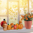 Pumpkin Turkey Figurine