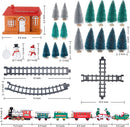 Christmas Electric Train Set with Real Smoke(Medium)