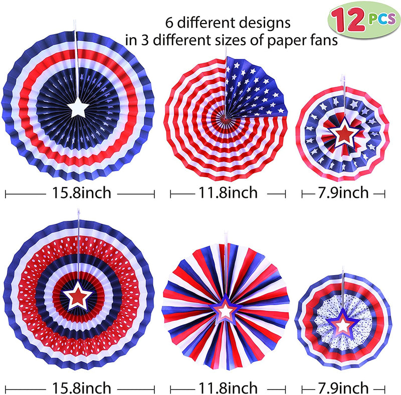July 4th Party Supplies, 48 Pcs