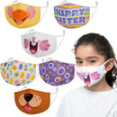 6Pcs Bunny Easter Face Masks for Kids