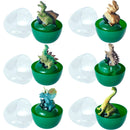 6Pcs Dinosaur Pull Back Cars Prefilled Easter Eggs 4.5in