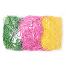 6Pcs Easter Egg Basket With Tricolor Easter Grass 8in