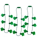 St Patrick's Day LED Shamrock Necklace Set, 6 Pcs