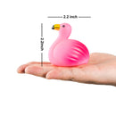 6Pcs 3.07in Light Up Floating Bath Toys with Prefilled Easter Eggs for Easter Egg Hunt