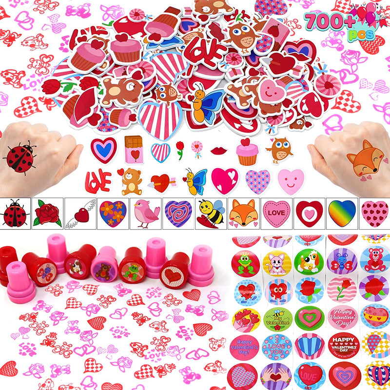 700pcs Valentine's Day Craft Set Party Favor Supplies