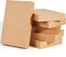 Large Kraft Gift Boxes with Lids, 12 Pcs