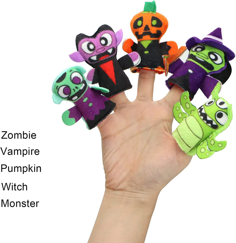 Mini Halloween Plush Finger Puppet, 20 Pcs